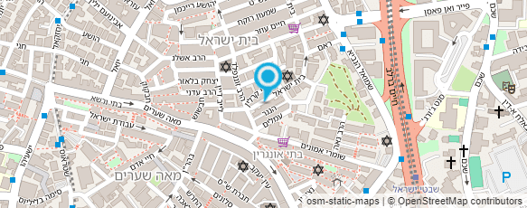 מפת הגעה אל פרזול בית ישראל