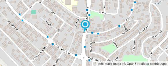 מפת הגעה אל ש.שרותים למטבח המוסדי