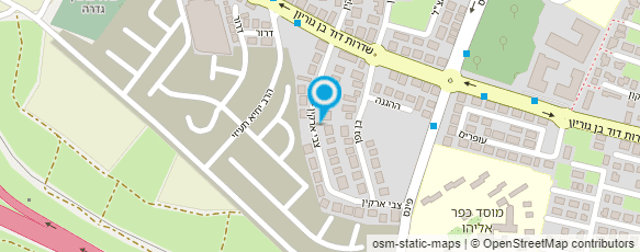 מפת הגעה אל מרי שרון-מאמנת ומנחה