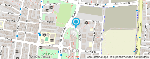 מפת הגעה אל קניון הגבעה