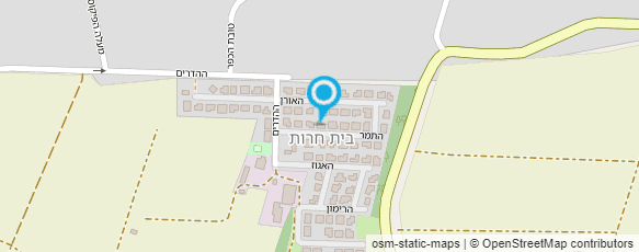 מפת הגעה אל דני יוסף אדריכל נוף