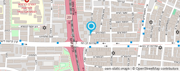 מפת הגעה אל מכולת דון לאון