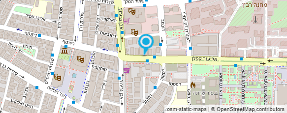 מפת הגעה אל המרכז לגהות הפה