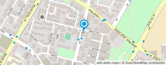 מפת הגעה אל ניסן גרייזל-מעצב