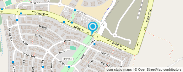 מפת הגעה אל מוניות שובל