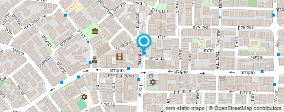 מפת הגעה אל המתפרה של פלור