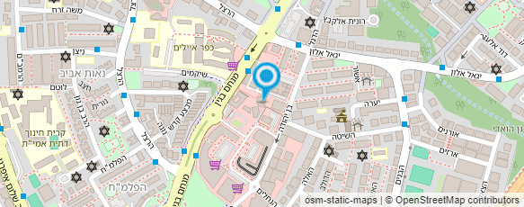 מפת הגעה אל הפינה של נתן