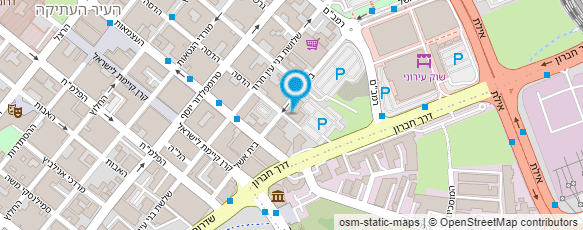 מפת הגעה אל שוק הבשר והדגים