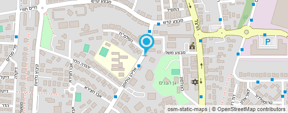 מפת הגעה אל שירותי חינוך בית אקשטיין