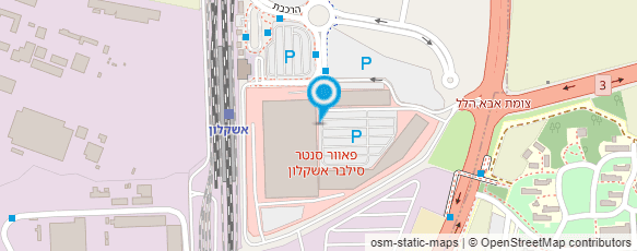 מפת הגעה אל א.ל.מ רשת חנויות חשמל