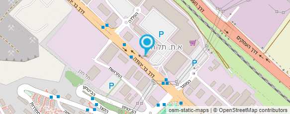 מפת הגעה אל א.ל.מ רשת חנויות חשמל