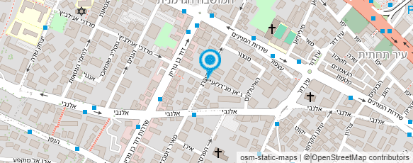 מפת הגעה אל אורי מלכא - אדריכלים