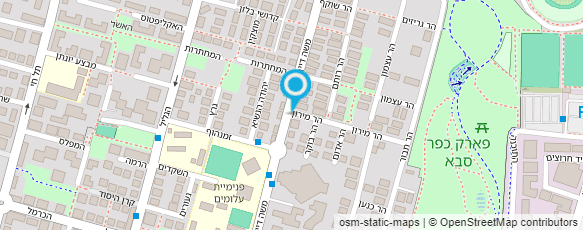 מפת הגעה אל שגית קורן - אדריכלית נוף