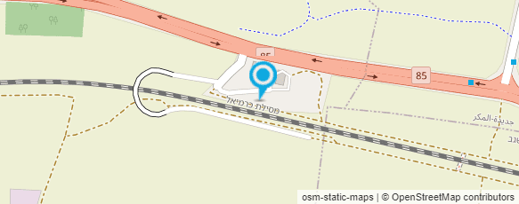 מפת הגעה אל תחנת דלק סונול