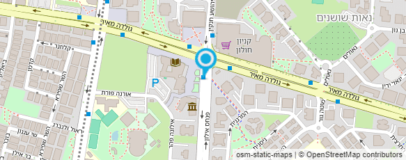 מפת הגעה אל מוזיאון העיצוב