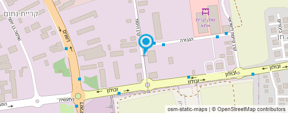 מפת הגעה אל צמיגי הקריה