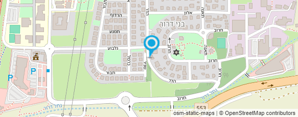 מפת הגעה אל מועדון רוכבי השרון