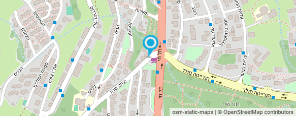 מפת הגעה אל חדרי ארוח ממן