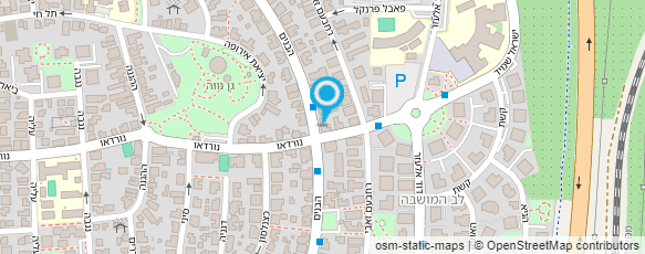 מפת הגעה אל פיצה לב המושבה