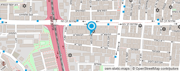 מפת הגעה אל כוכבה זכות - משרד עו"ד