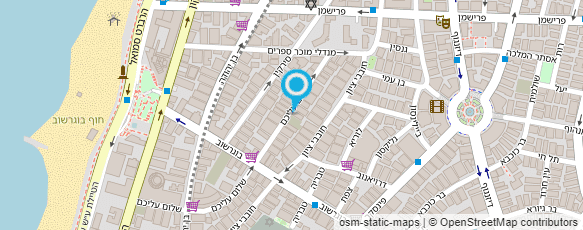 מפת הגעה אל חגי אבדר - אמן איפור