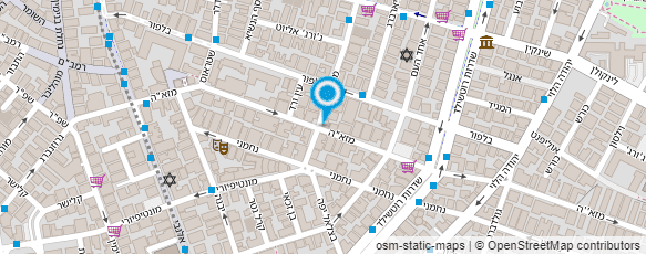 מפת הגעה אל עו"ד ירקוני אוריה