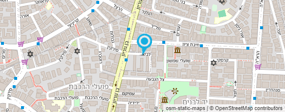 מפת הגעה אל יוסי סואירי אפיון אתרים