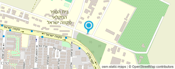 מפת הגעה אל חוות מקוה ישראל