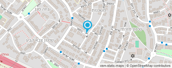 מפת הגעה אל נדב קוק שרותי ניקיון