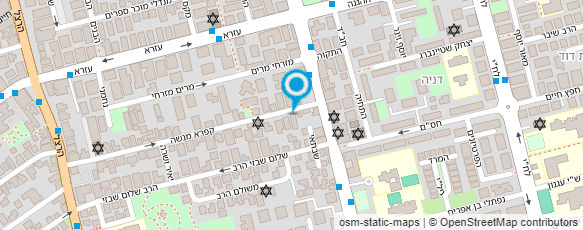 מפת הגעה אל רינה אוחיון