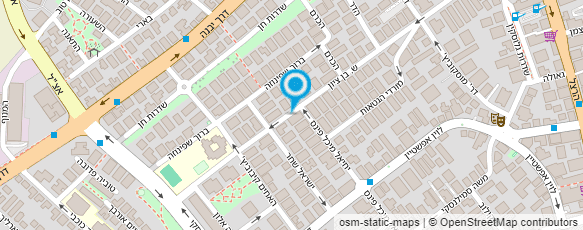 מפת הגעה אל יאיר הגנן