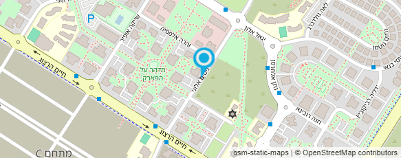 מפת הגעה אל מרינה עמיתי-קלינאית תקשורת