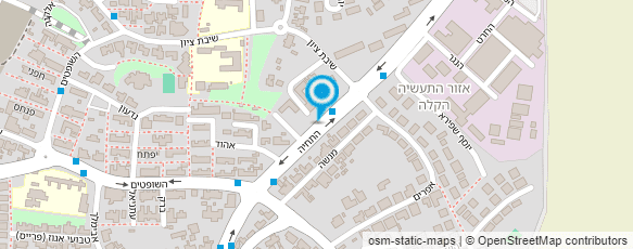 מפת הגעה אל מרכז שקד