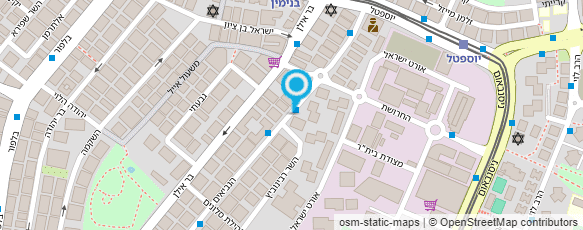 מפת הגעה אל נתי גנון מעצב שיער