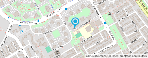 מפת הגעה אל משה בק - פסיכותרפיסט