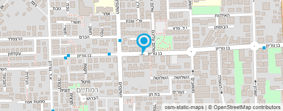 מפת הגעה אל טניס שולחן הפועל כ"ס