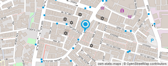 מפת הגעה אל גניזת קודש מרכזית