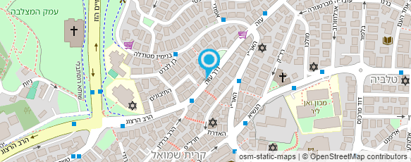 מפת הגעה אל אליעז עופרי