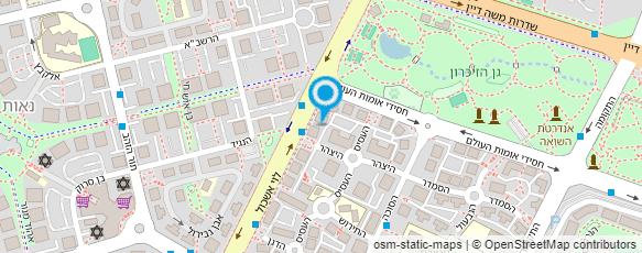 מפת הגעה אל משה מור לימוד נהיגה