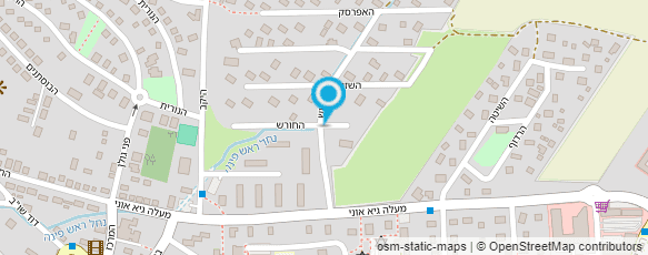 מפת הגעה אל אסף סולומון - צילום מהאוויר