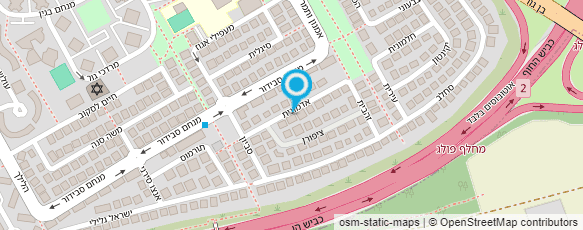 מפת הגעה אל מכון לריפוי בעיסוק