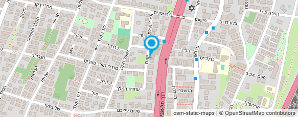 מפת הגעה אל מכון לריפוי בעיסוק