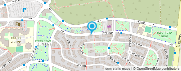 מפת הגעה אל צהרון "מול התיתורה"