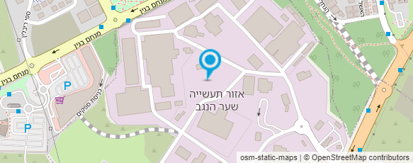 מפת הגעה אל קול הנגב-רדיו חינוכי