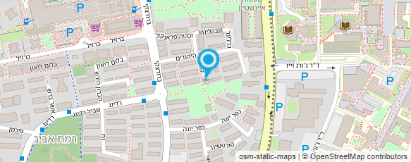 מפת הגעה אל לילי יודינסקי - תחקירנית ויזואלית