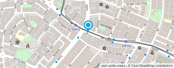 מפת הגעה אל קשת פינוי פסולת