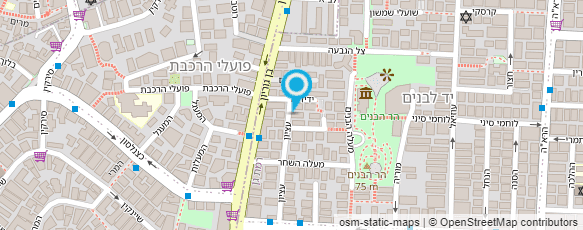 מפת הגעה אל אורנה גרינבלט