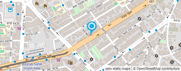 מפת הגעה אל חמד של גן