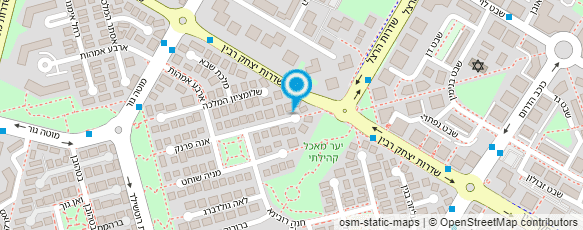 מפת הגעה אל חוגי טניס שולחן