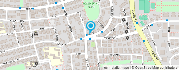 מפת הגעה אל הפאלפל של דוד